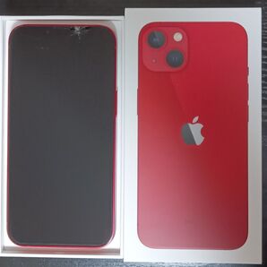 iPhone 13 128GB (PRODUCT)RED 画面割れ ジャンク