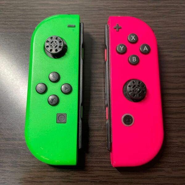 Nintendo Switch Joy-Con ジャンク 2個セット ネオングリーン/ネオンピンク