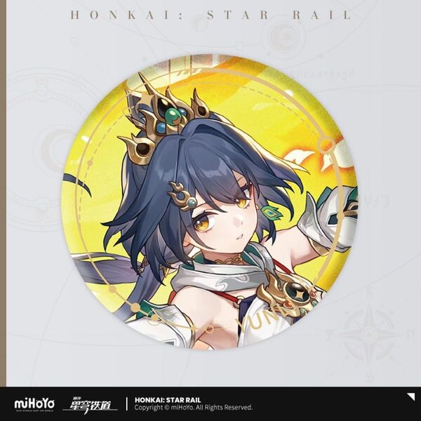 【新品未開封】崩壊:スターレイル キャラ立ち絵シリーズ 壊滅 雲璃 缶バッジ 正規品