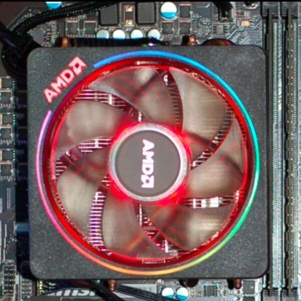 未使用 AMD Wraith Prism RGB CPUクーラー Socket AM5 AM4対応 2