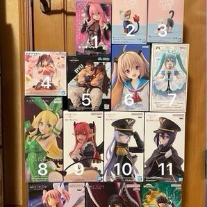 未開封発送 人気 プライズフィギュア 選べる4点セット