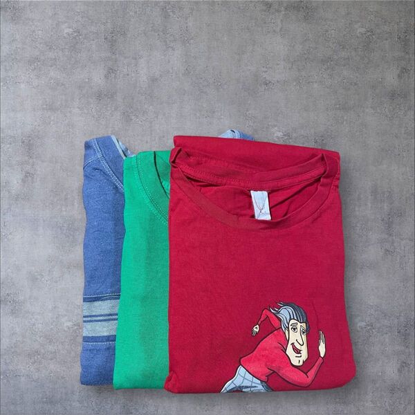 【US古着】3点セット 2XL Tシャツ 半袖 プリント メンズ レディース 大きいサイズ まとめ売り セット売りGILDAN