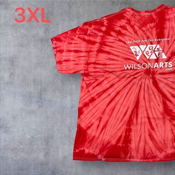 【US古着】タイダイ 3XL Tシャツ 半袖 レギュラー プリント メンズ レディース 大きいサイズ オーバーサイズGILDAN