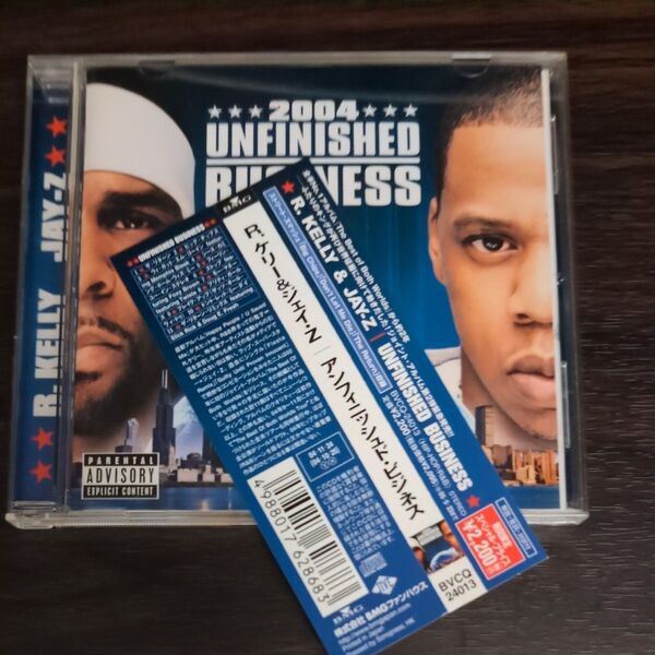 R. KELLY & JAY-Z UNFINISHED BUSINESS CD 帯付
