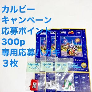 300p カルビー ファンタスティック キャンペーン 応募マーク 専用応募ハガキ3枚 懸賞 ディズニー おまけフリトレー