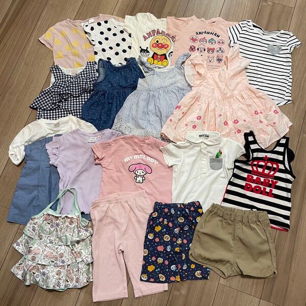 ベビー服 子供服 子ども服 まとめ売り 90 80 アンパンマン 半袖 女の子 トップス ワンピース ZARA