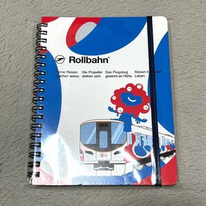 【大阪・関西万博ラッピング環状線】ロルバーン ポケット付メモ Lサイズ ノート EXPO2025 JR西日本 ミャクミャク