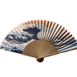 葛飾北斎 富嶽三十六景 神奈川沖浪裏 布製扇子