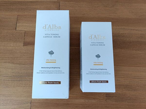 d'Alba ビタトーニングカプセルセラム 50ml,100ml