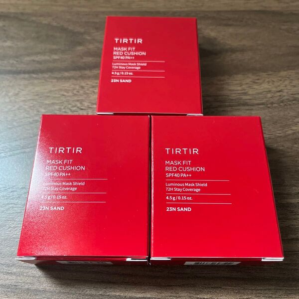 TIRTIR MASK FIT RED CUSHION 23N sand ミニサイズ 4.5g 3個セット C-16 新品未開封