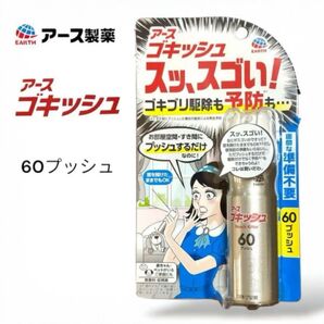 アース製薬 ゴキッシュ 60 プッシュ 新品 ゴキブリ駆除
