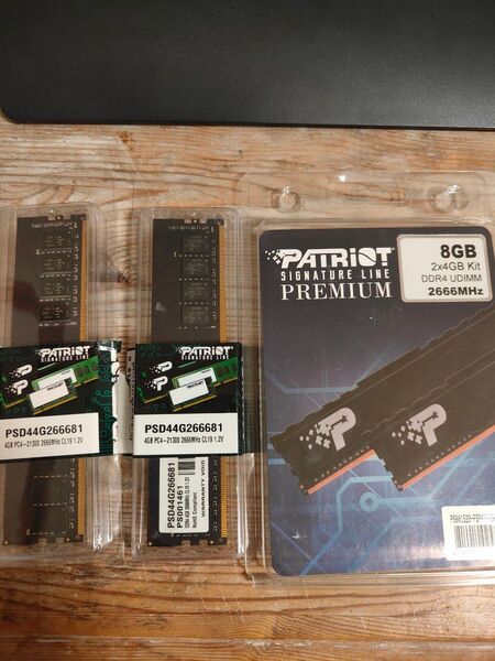 PATRIOT DDR4-2666 4GBx4 合計16GB
