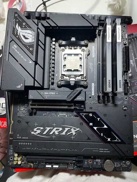 B850-F+Ryzen7 9800X3D+DDR5 32GB PCパーツセット売り