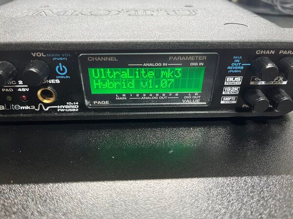 MOTU UltraLite mk3 Hybrid オーディオインターフェイス【ジャンク扱い】