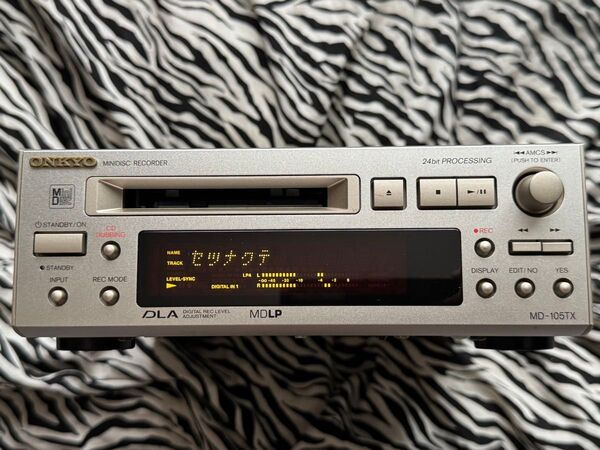 ONKYO MDレコーダー MD-105TX シルバー