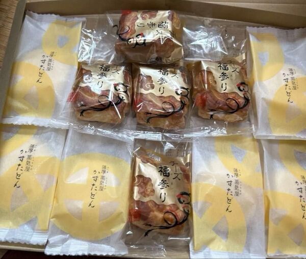 キャンペーン特価!薩摩蒸気屋 ある店舗限定のレア品 チーズ福参りとかすたどん 全11個のセット