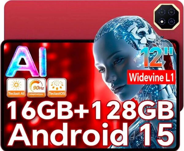 【新品未開封】Android 15 12インチ TECLAST T60AI タブレット+ ケース