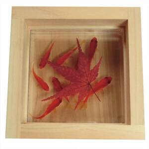Art hand Auction Autumn leaves art Saki x Momiji/Kurenai 100% Japanese-made, carefully made in Japan, perfect as a gift, good luck charm, 60th birthday, marriage, men, women, maple, autumn leaves, Father's Day, Artwork, Painting, acrylic, Gash