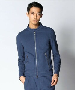 [ new goods ] AZ Junhashimoto made in Japan sweat rider's jacket tight thin slim 