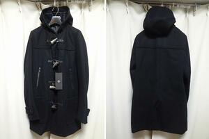  new goods ] AZ Junhashimoto made in Japan long duffle coat tight slim thin 