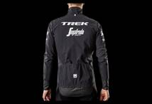 Santini Trek-Segafredo Team Packable Waterproof Jacket サンティニ トレック セガフレード パッカブル 防水 ジャケット US:L 黒_画像2
