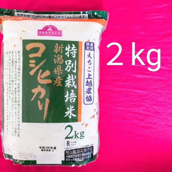 特別栽培米 新潟県産 コシヒカリ 1袋 減農薬 白米 令和6年産 未開封