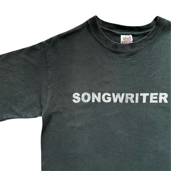 希少 90s〜 MADE IN USA トムヨーク着用 SONGWRITER 半袖 Tシャツ