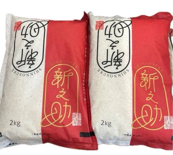 新潟産 ブランド米 新之助2kg × 2袋 令和6年度産