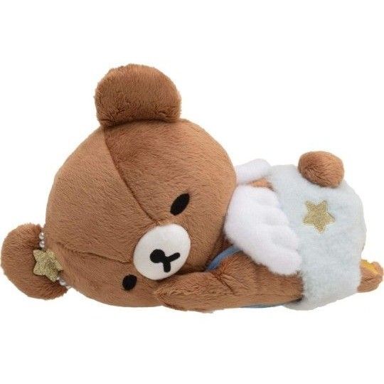 リラックマ すやすや天使の寝顔ぬいぐるみ チャイロイコグマ