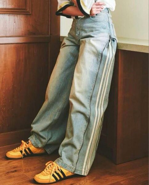 adidas アディダス デニムパンツ DENIM ZIP PANTS 26