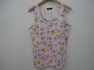 RCWB Rodeo Crowns tank top pattern pink M