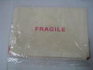 FRAGILE フラジール 巾着 ポーチ ベージュ×ピンク