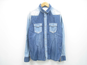 B*MING LIFE STORE by BEAMS Be ming life store bai Beams switch Denim shirt M size 