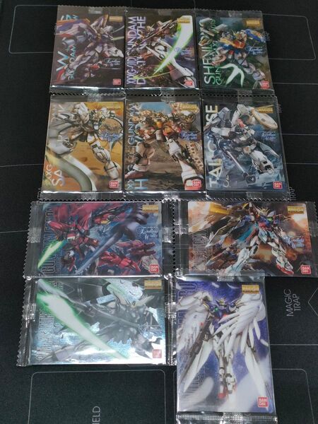 ガンプラ パッケージアート コレクション ウエハース カード 未開封 ガンダムW 系 まとめ売り ウイングガンダム デスサイズ