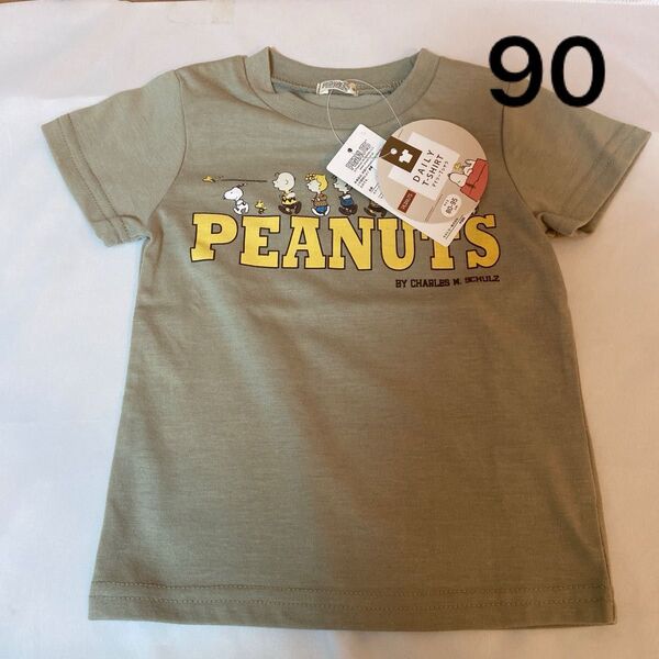 ベビー キッズ 半袖 Tシャツ スヌーピー サイズ:90