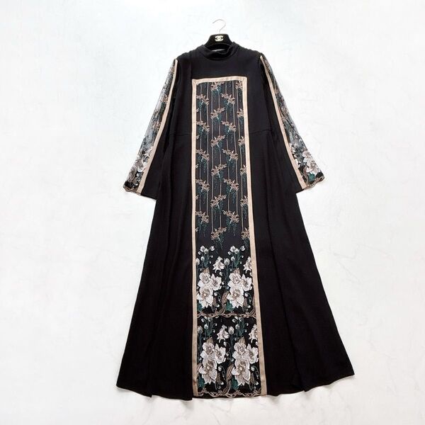 【MURRAL】新品未使用*Framed flower dress ワンピース