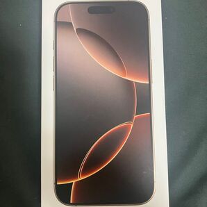 【新品未開封品】iPhone 16 Pro 256GB Desert Titanium