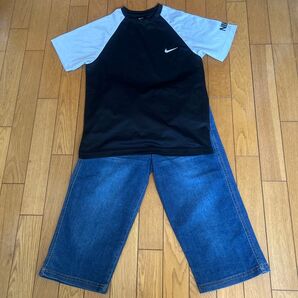 NIKE Tシャツ&デニムパンツ 2点セット