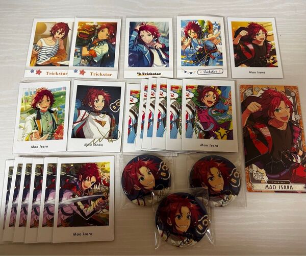 あんさんぶるスターズ あんスタ 衣更真緒 ぱしゃっつ ぱしゃこれ アルカナカード 缶バッジ まとめ売り