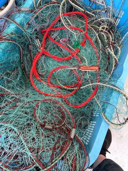 モノスト 伊勢海老 刺網 4.0寸 120ミリ 20掛け