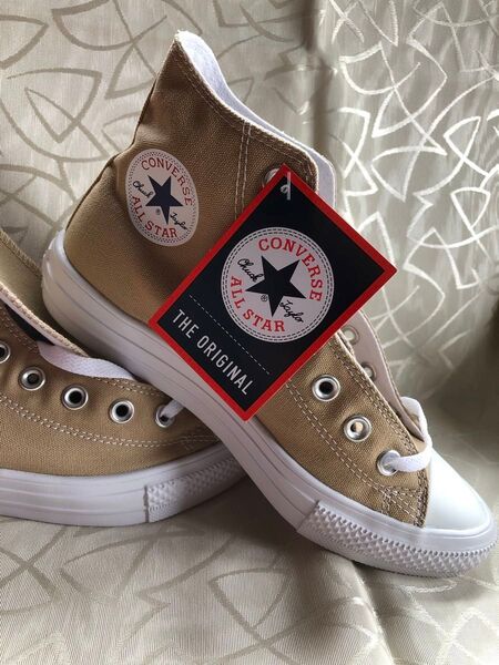 コンバース スニーカー オールスターライト ハイカット ベージュ色 23㎝ 新品 CONVERSE