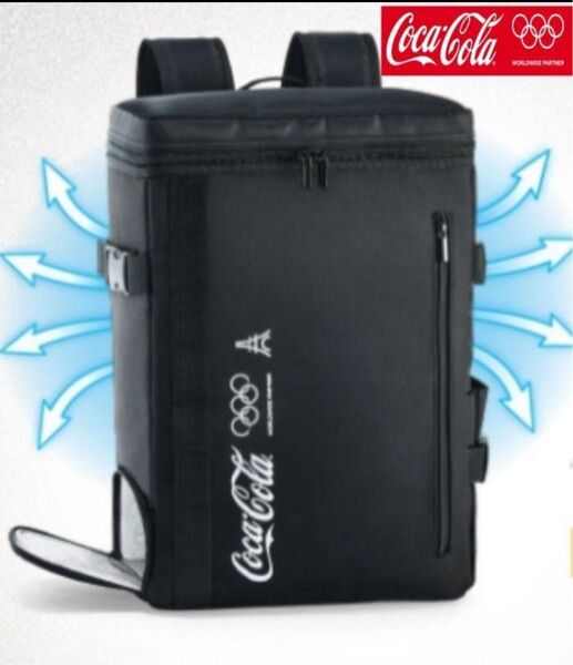 Coca-Cola オリンピック コラボ 保温スペース&ファン付きクールバックパック 非売品