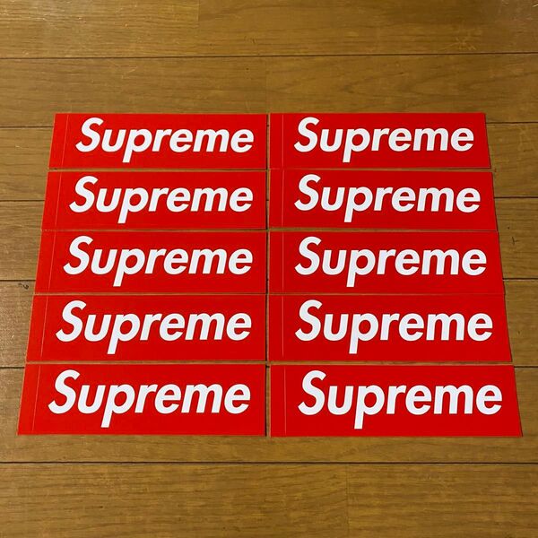 Supreme ステッカー10枚セット Box Logo Sticker Set ボックスロゴ シュプリーム 正規品