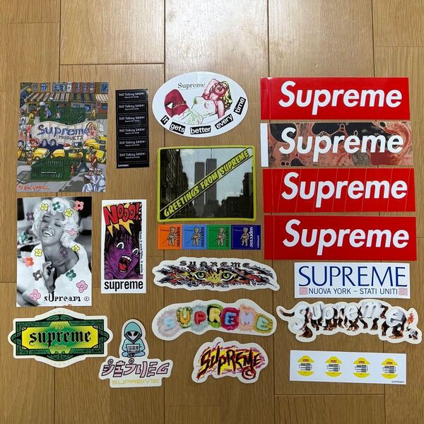 Supreme アーカイブステッカーまとめ売り ボックスロゴ セット Box Logo シール Goodenough