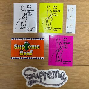 Supreme ステッカー/25SS Box Logo Sticker Dean Blunt Bear Piss Tape Tee