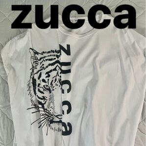 今だけ値下げ ZUCCa Tシャツ トラ 虎 ホワイト M サンプル品 希少 中古 ズッカ