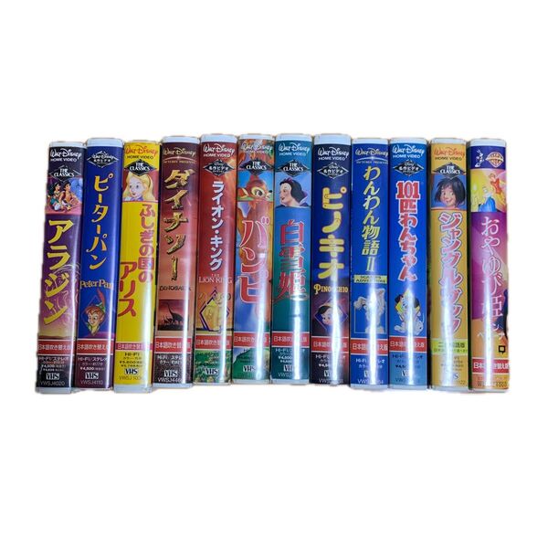 ディズニー等 VHS 12本
