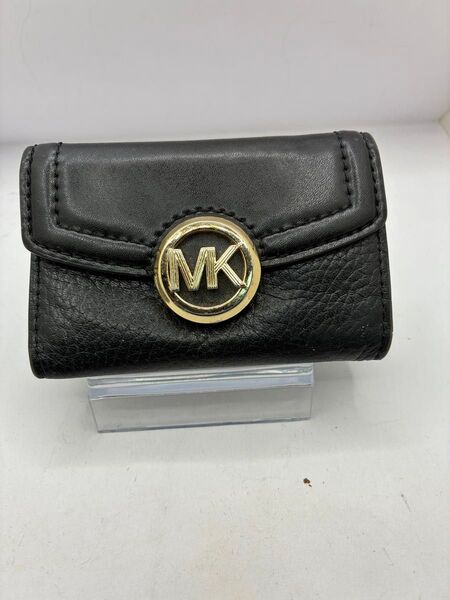 Michael Kors マイケルコース 良品 ブラック 本革 キーケース 6連