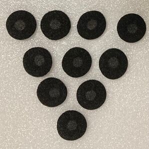 イヤホン交換用 スポンジ製イヤーパッド φ18mm 10個入り