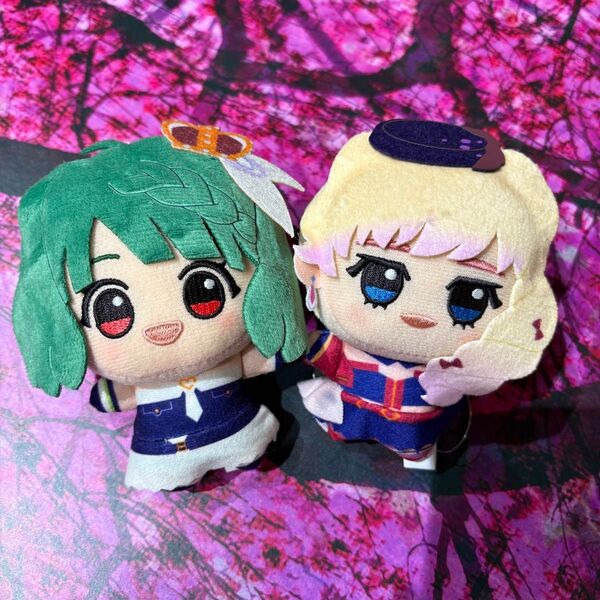 ナムコ限定 シェリル ランカ ちびぐるみ マクロス namco ナムコ ぬいぐるみ マスコット キーホルダー